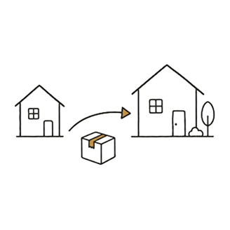 住み替え相談のイラスト